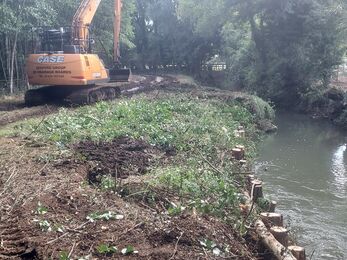 Flitwick bank scour